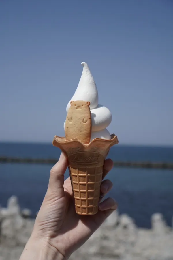 しろくまコーヒーさんのソフトクリーム